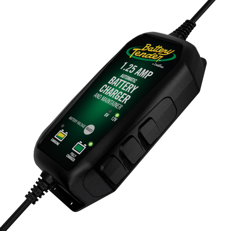 Load image into Gallery viewer, Battery Tender 6V/12V, 1.25A Selectable Battery Charger [022-0211-DL-WH]
