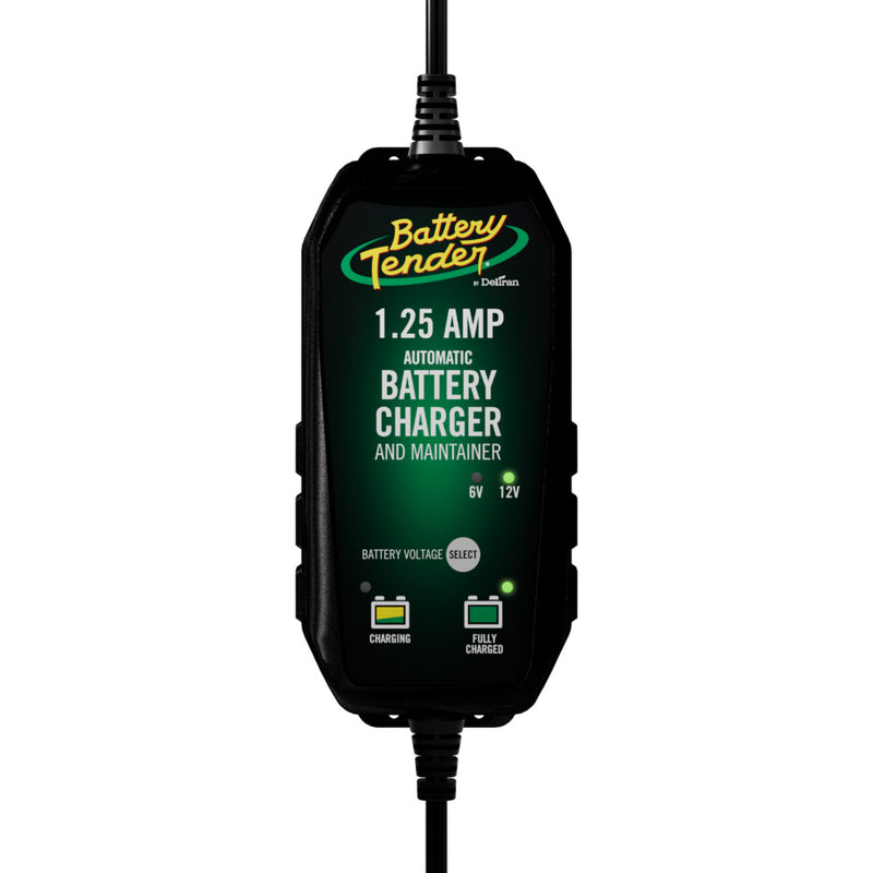 Load image into Gallery viewer, Battery Tender 6V/12V, 1.25A Selectable Battery Charger [022-0211-DL-WH]
