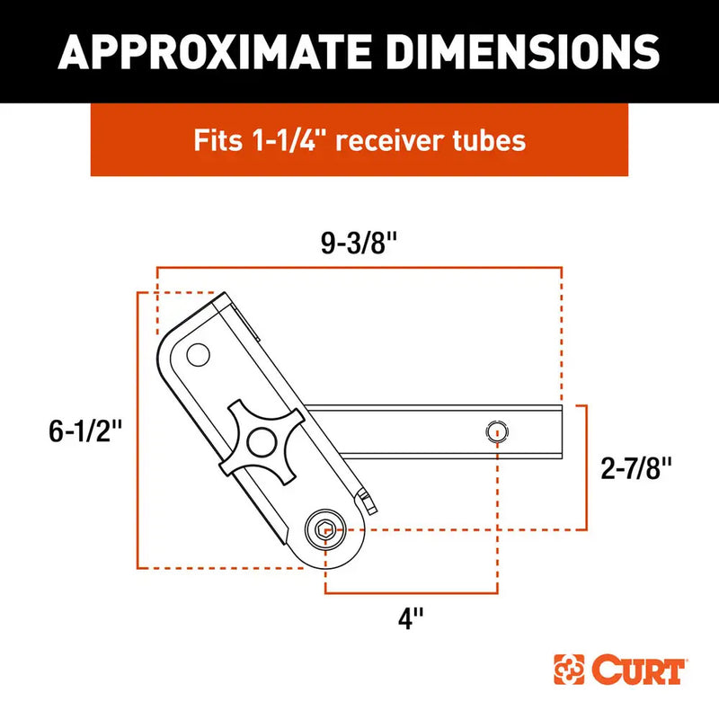 Load image into Gallery viewer, CURT ActiveLink 1-1/4&quot; Receiver Shank - Up to 3500 lbs [18401]
