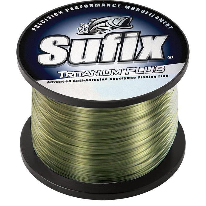 Sufix Tritanum Plus - 12lb - Dark Green - 4950 yds [696-212G]