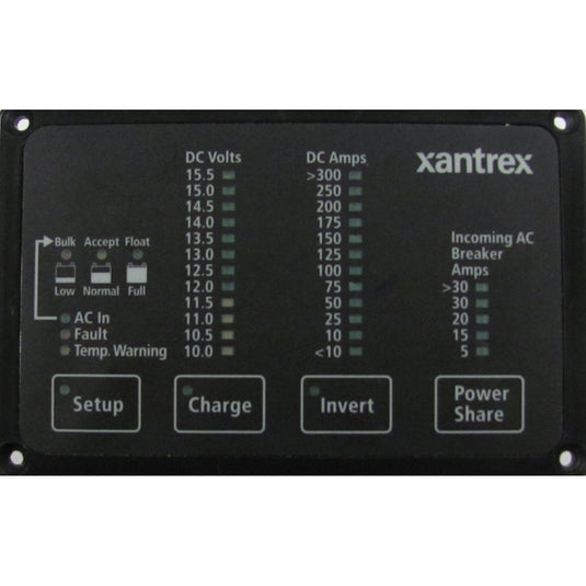 Xantrex Heart FDM-12-25 Remote Panel, Battery Status & Freedom Inverter/Charger Remote Control [84-2056-01]