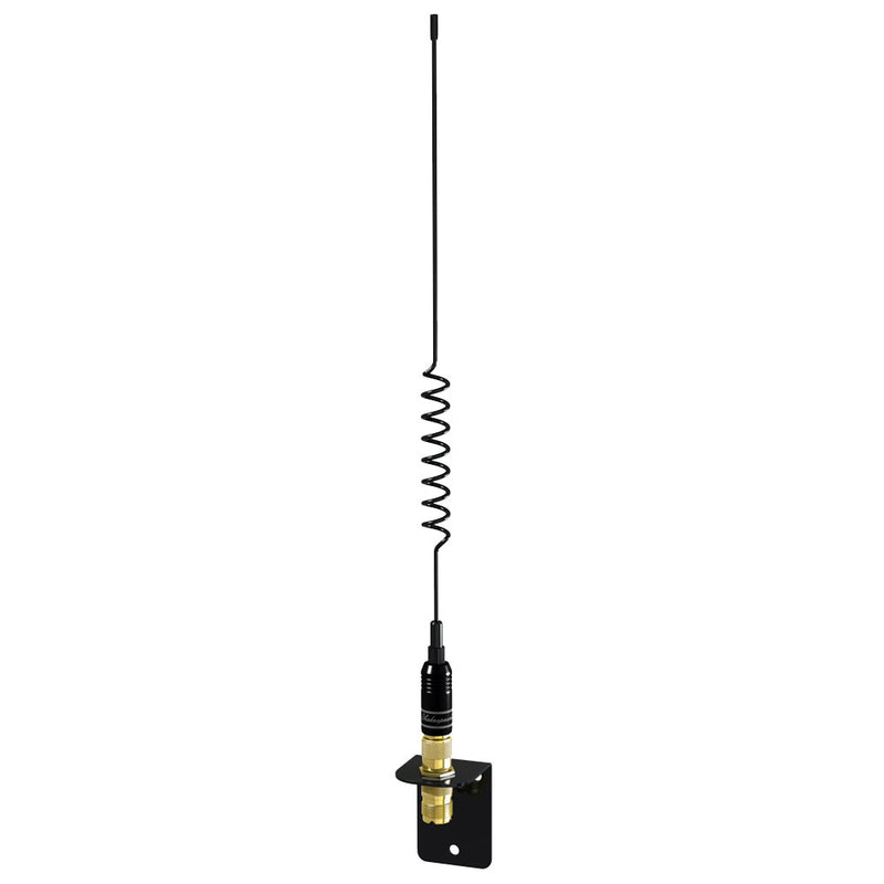 Load image into Gallery viewer, Shakespeare VHF 15in 5216 SS Black Whip Antenna - Bracket Included [5216]
