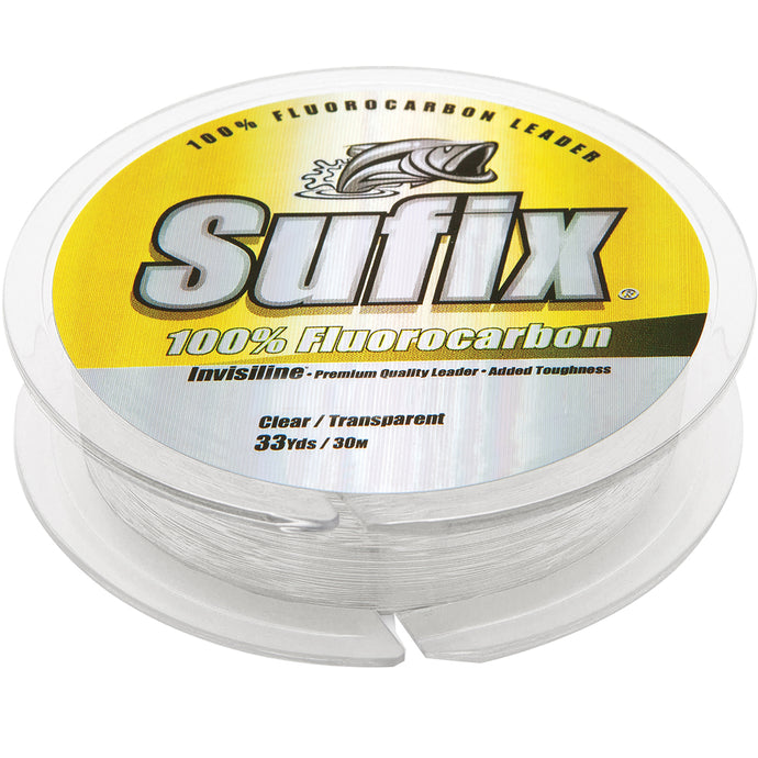 Sufix 100% Fluorocarbon Invisiline Leader - 80lb - 33yds [683-080]