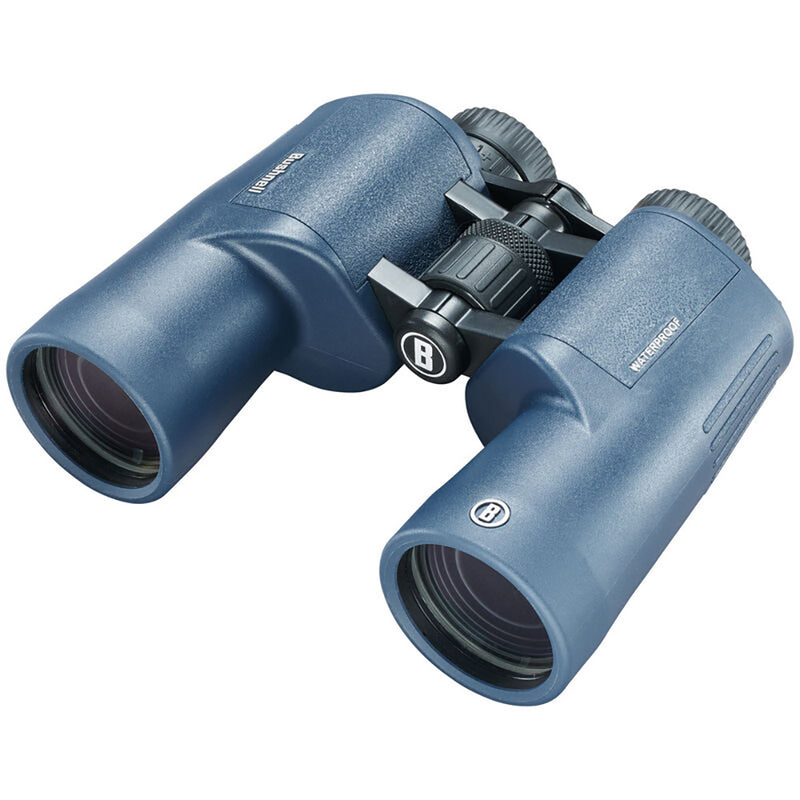 Load image into Gallery viewer, Bushnell 7x50mm H2O Binocular - Dark Blue Porro WP/FP Twist Up Eyecups [157050R]
