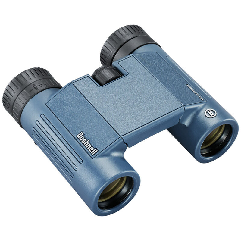 Load image into Gallery viewer, Bushnell 8x25mm H2O Binocular - Dark Blue Roof WP/FP Twist Up Eyecups [138005R]
