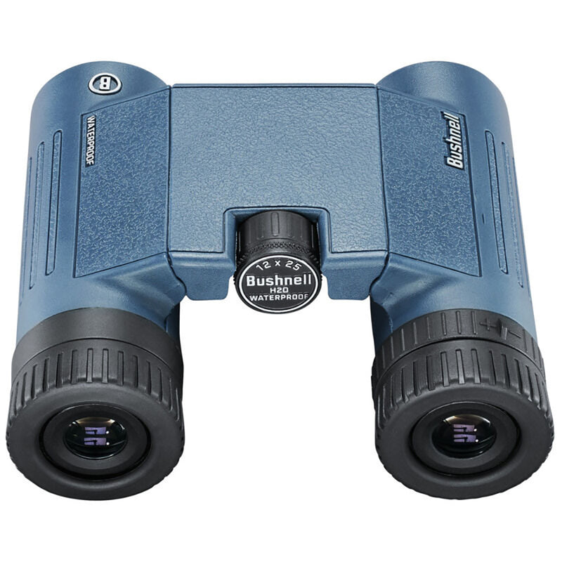 Load image into Gallery viewer, Bushnell 12x25mm H2O Binocular - Dark Blue Roof WP/FP Twist Up Eyecups [132105R]
