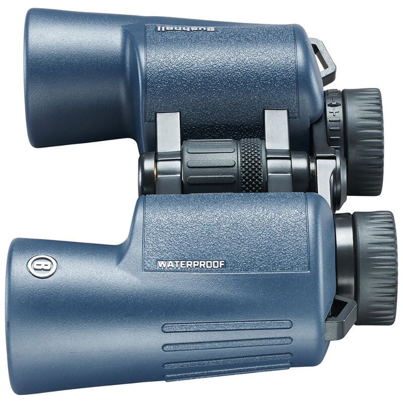 Load image into Gallery viewer, Bushnell 10x42mm H2O Binocular - Dark Blue Porro WP/FP Twist Up Eyecups [134211R]
