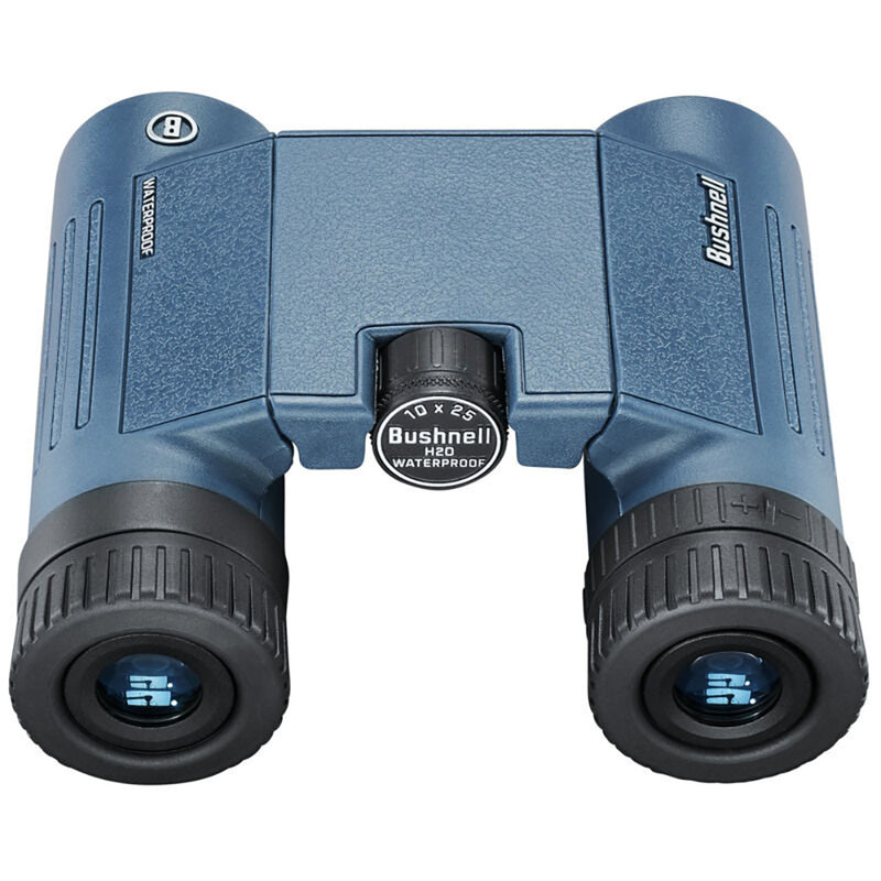 Load image into Gallery viewer, Bushnell 10x25mm H2O Binocular - Dark Blue Roof WP/FP Twist Up Eyecups [130105R]
